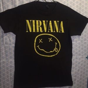 🖤 Unisex black Nirvana Tee 🖤